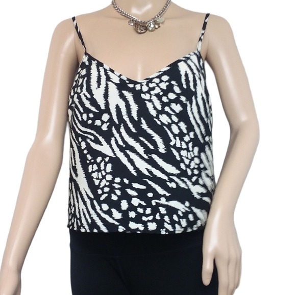 Veronica Beard Zebra Tank Top