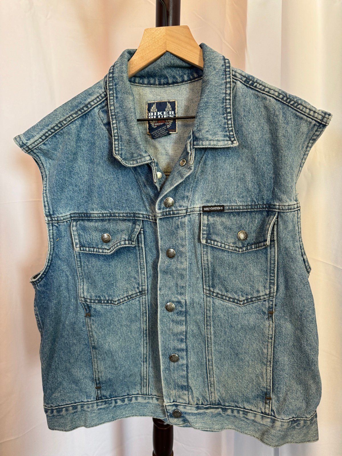 Harley Davidson vintage Jean vest