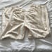AG Adriano Goldschmied Low Slung Linen blend Watercolor Striped Pallazzo Pants