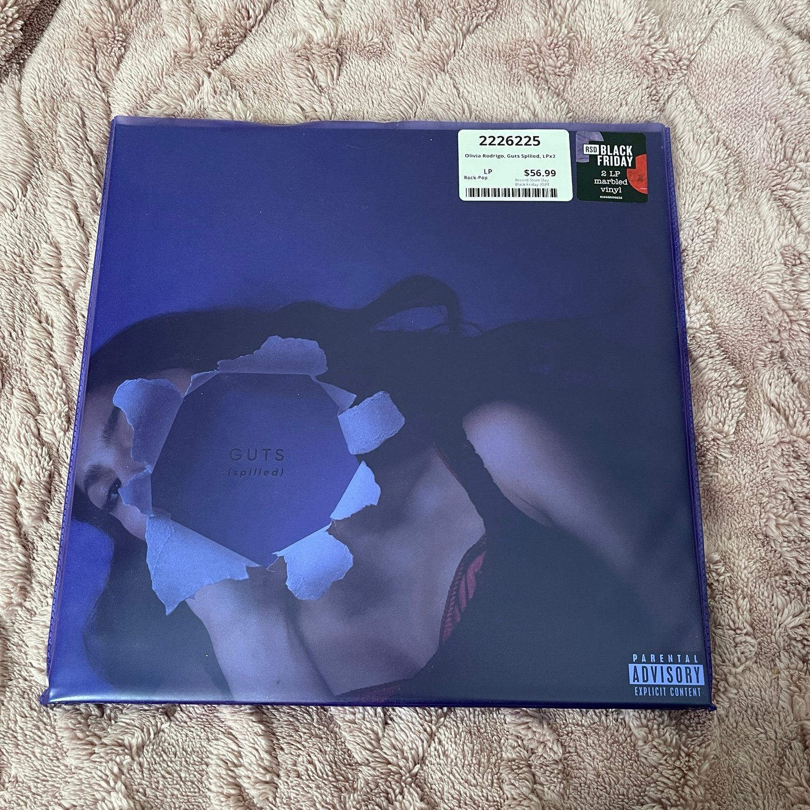 Olivia Rodrigo guts spilled Vinyl