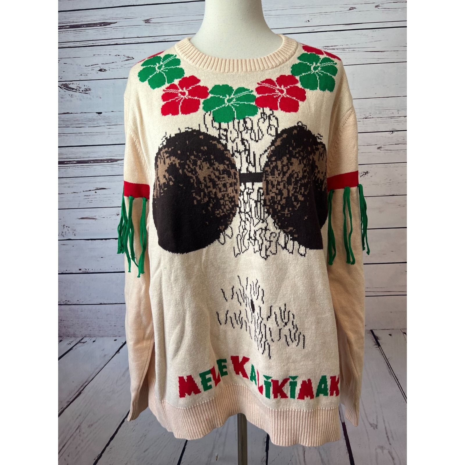 hawaiian ugly christmas sweater