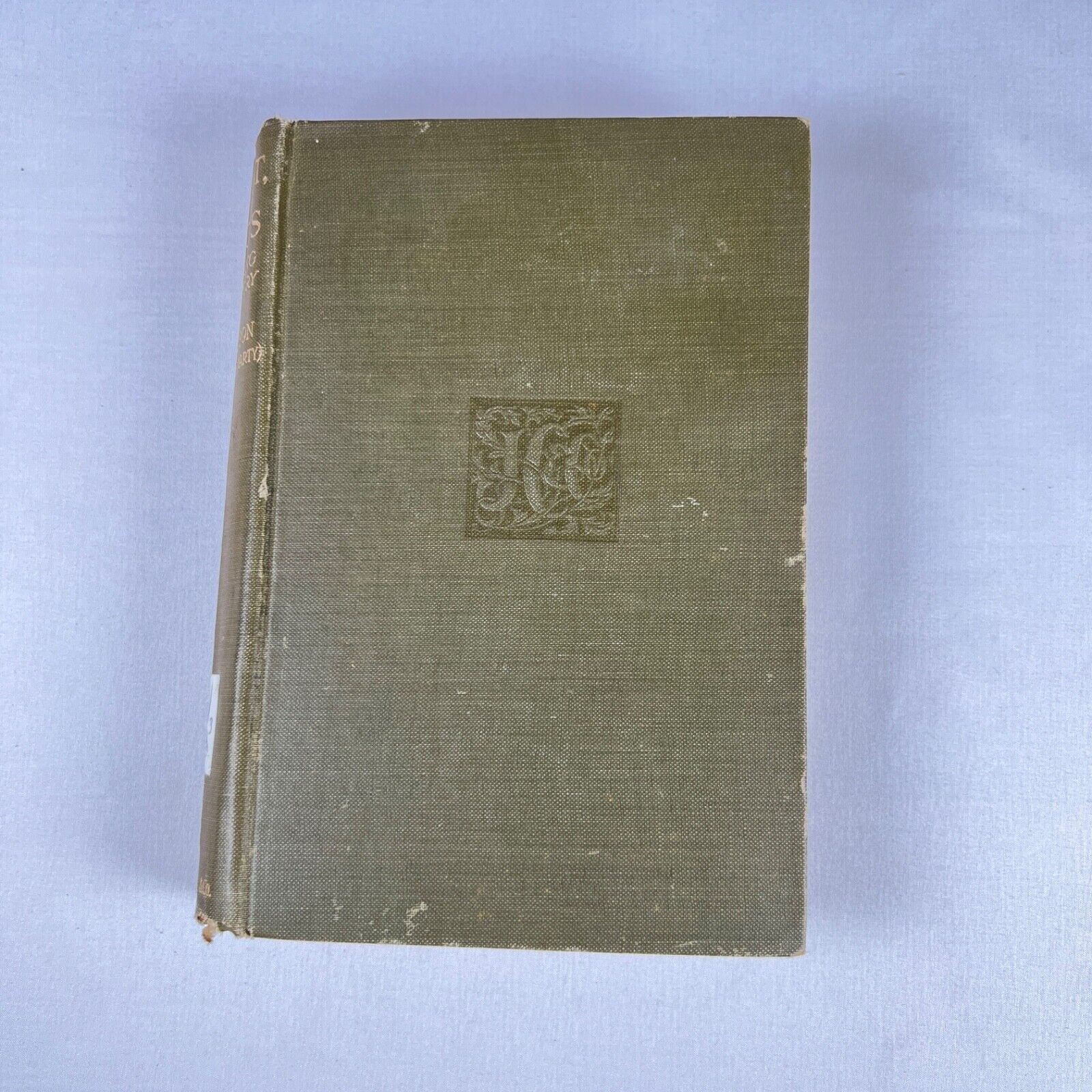 CHRIST, OR CHAOS A READING OF HISTORY BY E. S. WATSON 1911 antique book RARE
