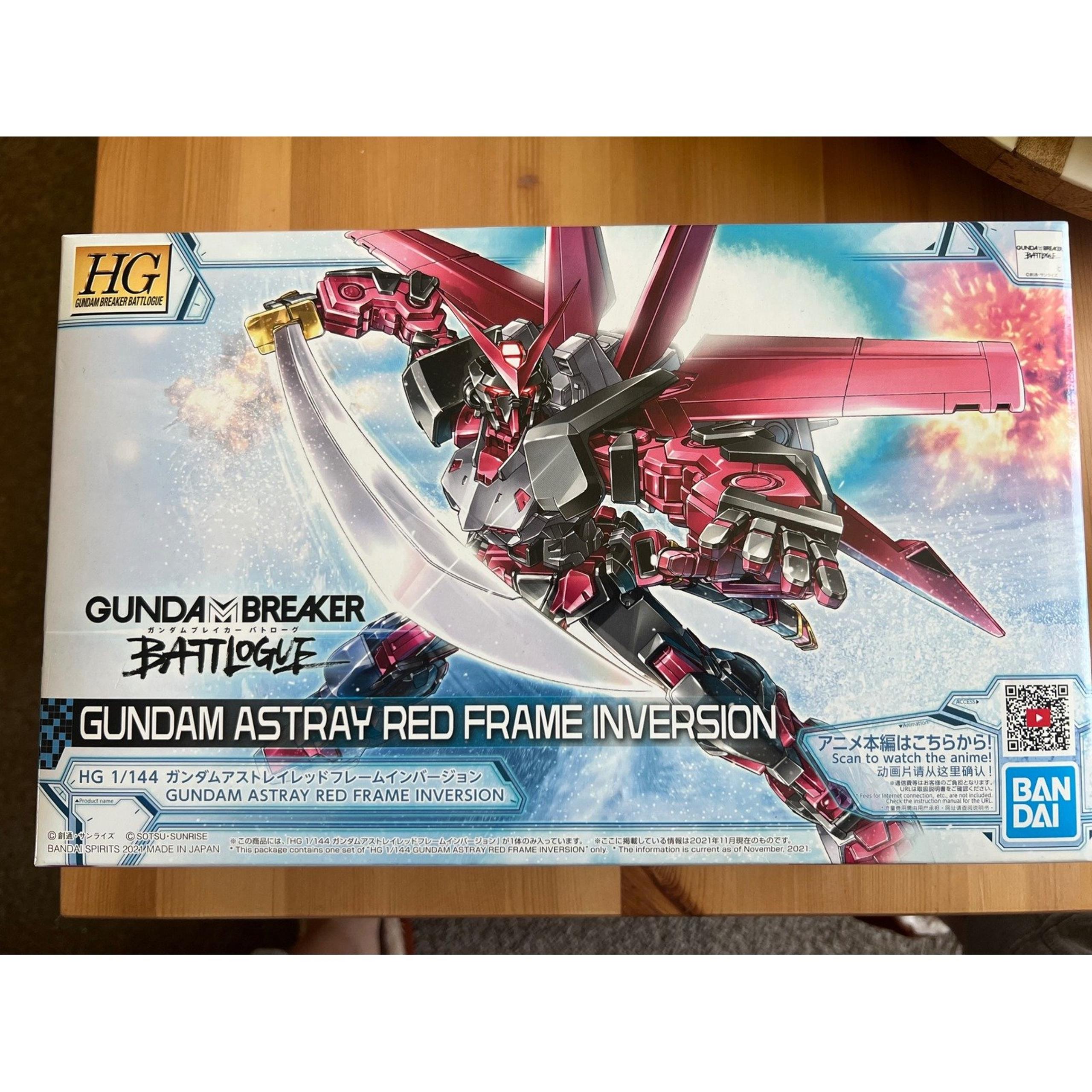 Bandai Gundam Astray Red Frame Inversion HG 1/144 Model Kit Battlogue