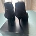 CARLOS SANTANA BLACK SUEDE Boot ZIP SLIP-ON Stiletto Heel BOOTIES 9.5 EXCEL