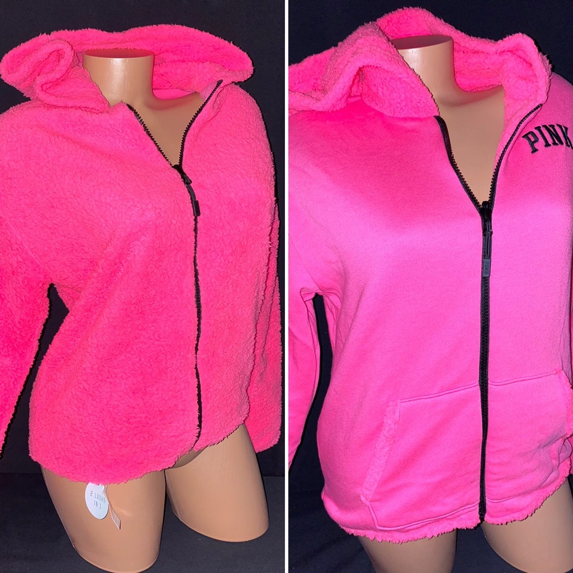 NEW REVERSABLE Victoria's Secret Hoodie
