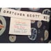 Gretchen Scott Blouse Button Up Size M Ditto Imari Print 3/4 Sleeve