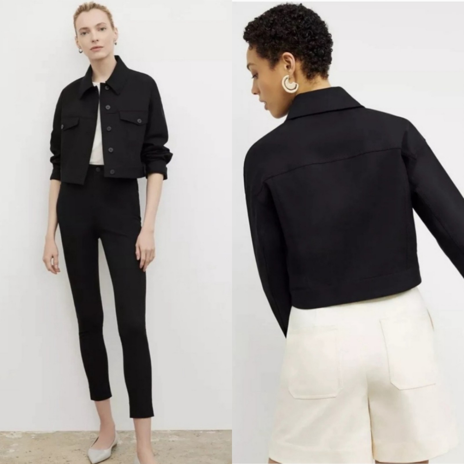 M.M.Lafleur Anna 1.0 Jacket Better Than Denim in Black Size M New With Tag