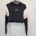 Hollister Size Medium Women's Lot of 2 Cropped Hoodies Sweater Pullover Hood Col