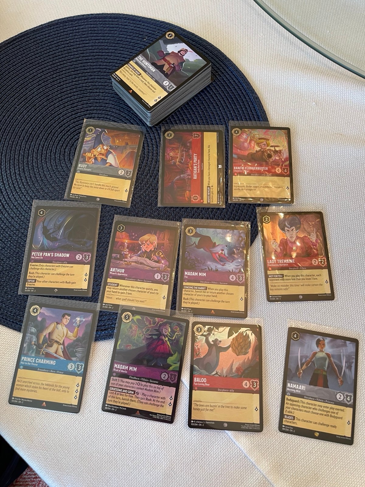 Disney Lorcana Bulk Lot - Uncommon, Common, Rare, Legendary - Holo & Non/Holo