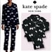 Kate Spade Black Bow Pajama Set