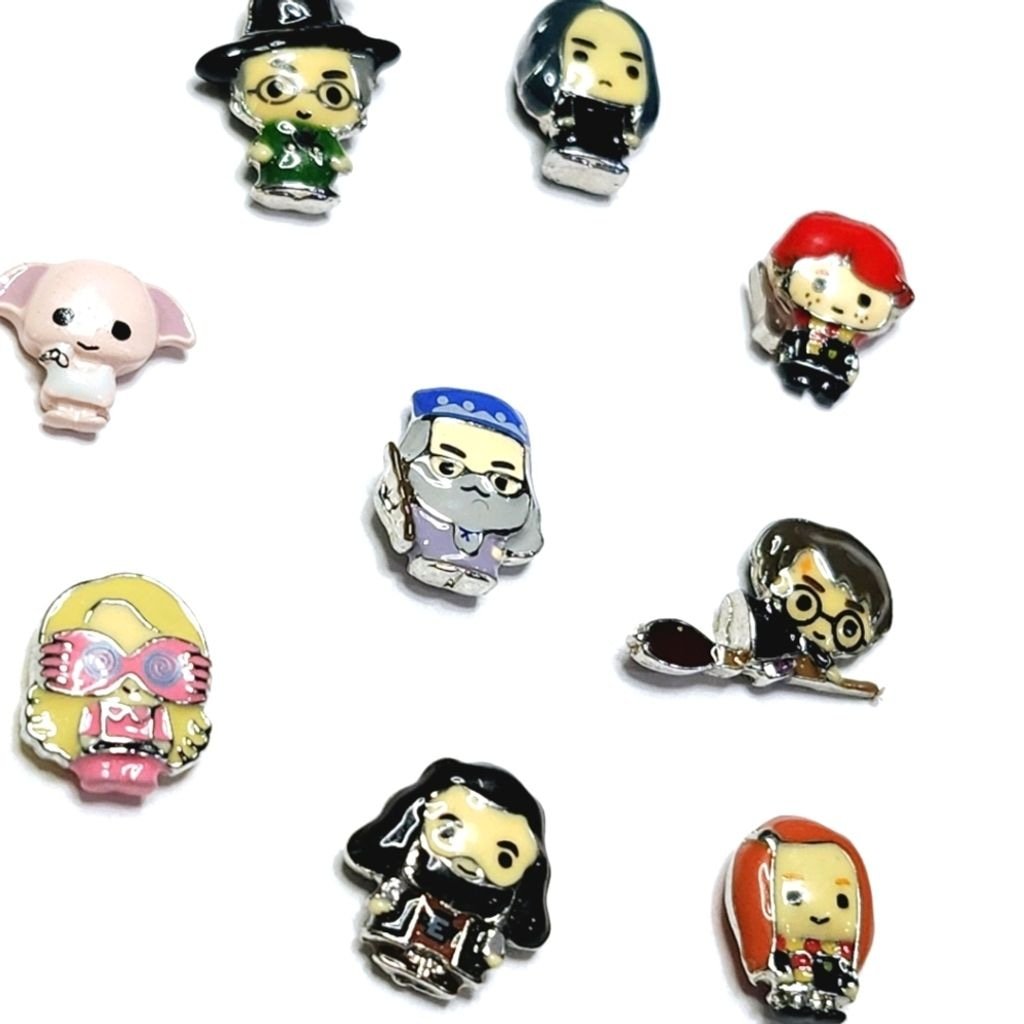 Lot of 9 Harry Potter Characters Origami Owl Floating Charms