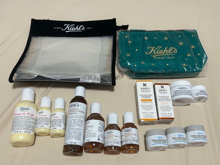 KIEHL’S 16pcs Skincare Bundles Lot