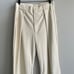 Mother High Waisted Egret Tunnel Vision Pleated Prep Faux Leather Pants