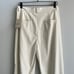 Mother High Waisted Egret Tunnel Vision Pleated Prep Faux Leather Pants