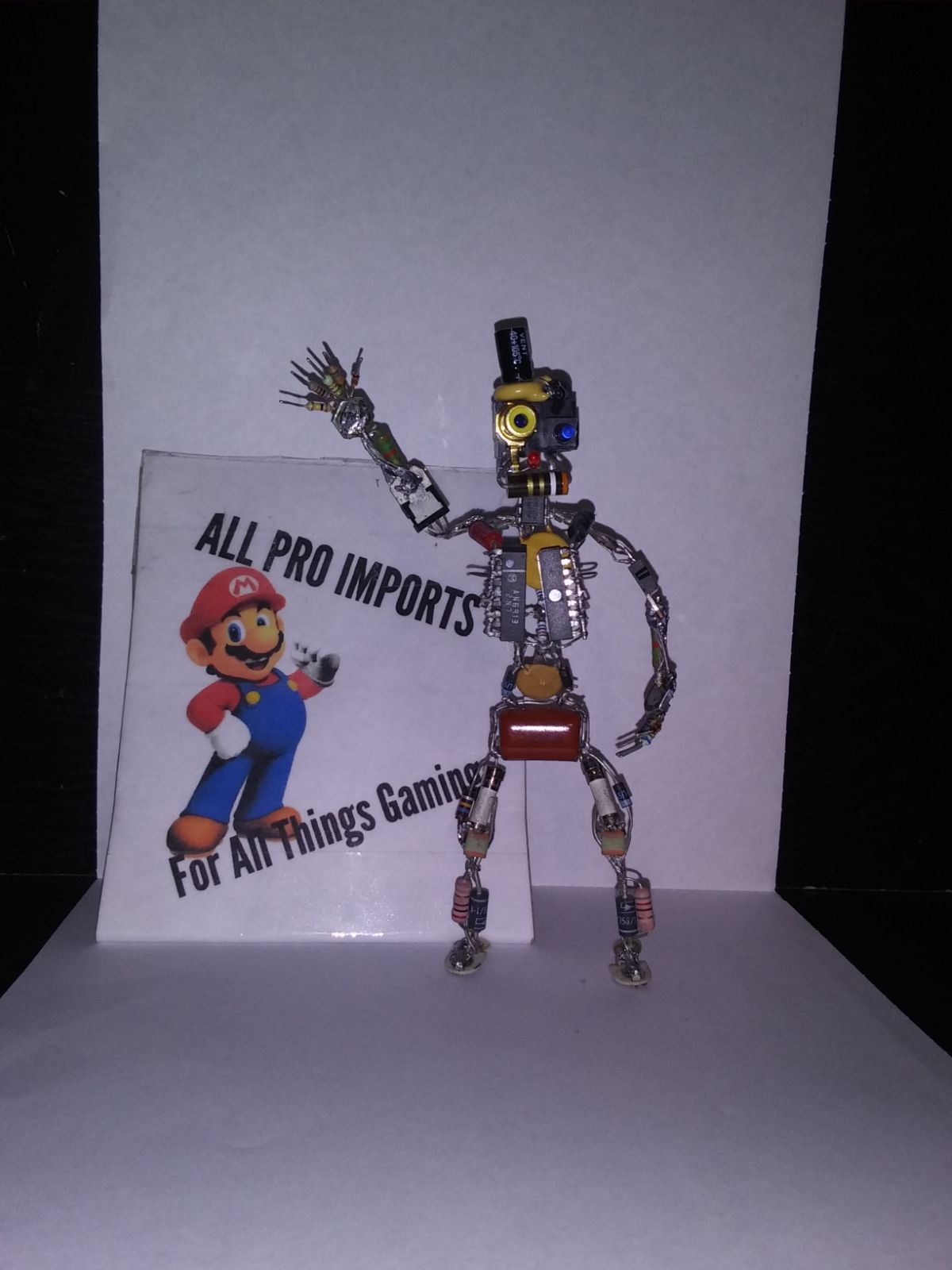 Recycled Art Junkbot Dilbert