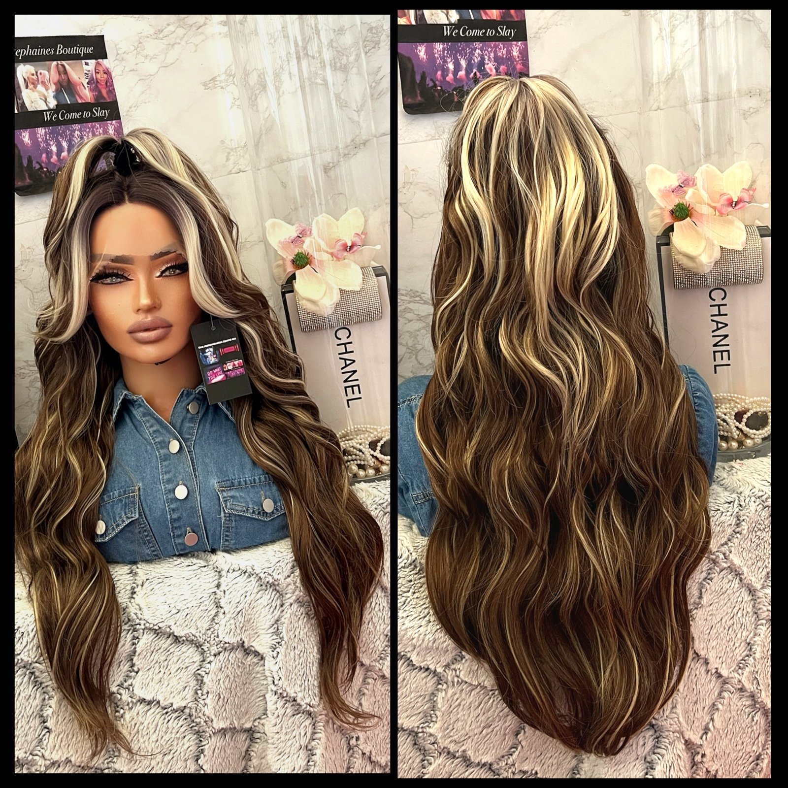 Human Hair Blended Lace Front Wig