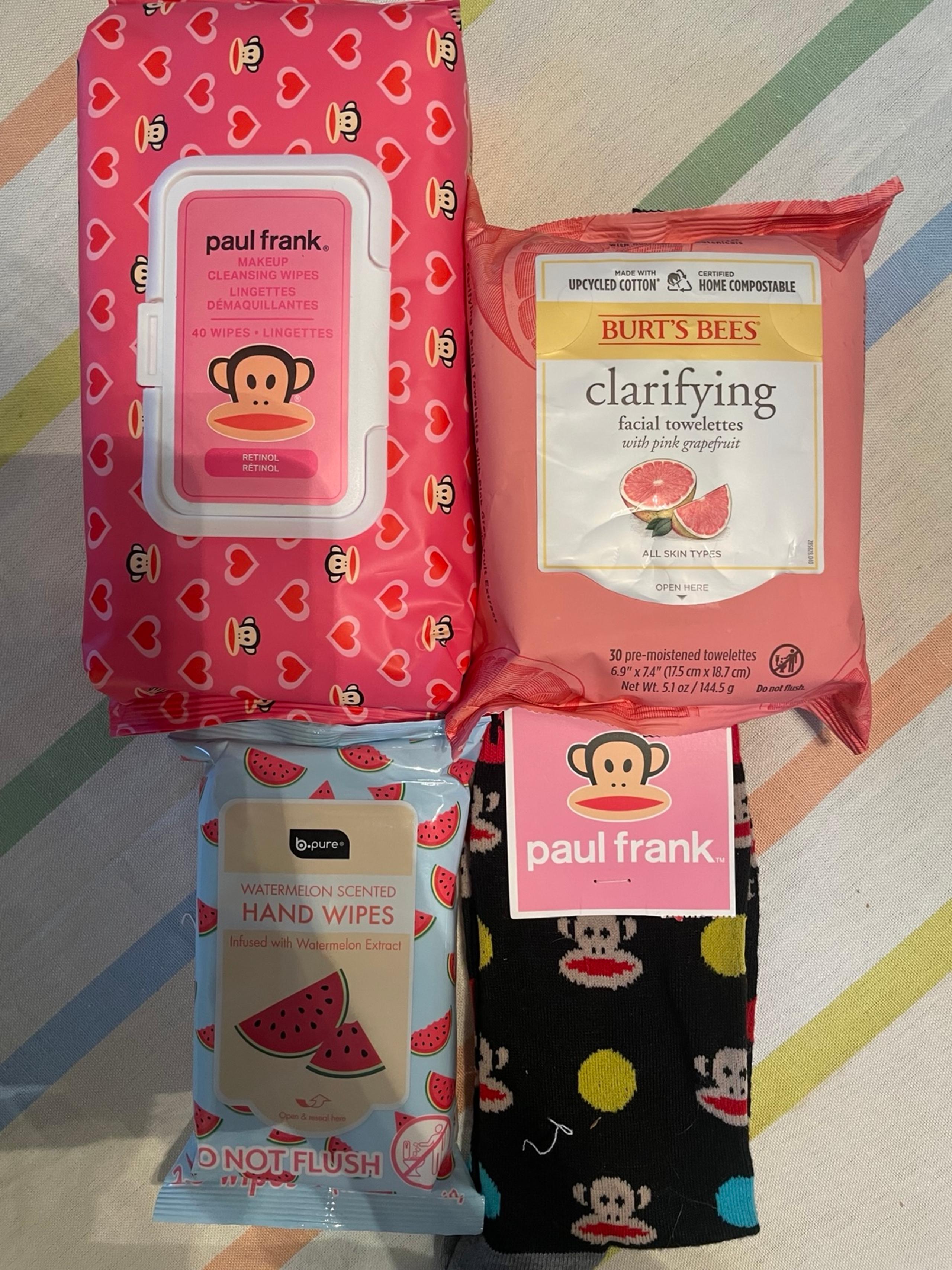 Brand New Bundle - makeup wipes, hand wipes and socks