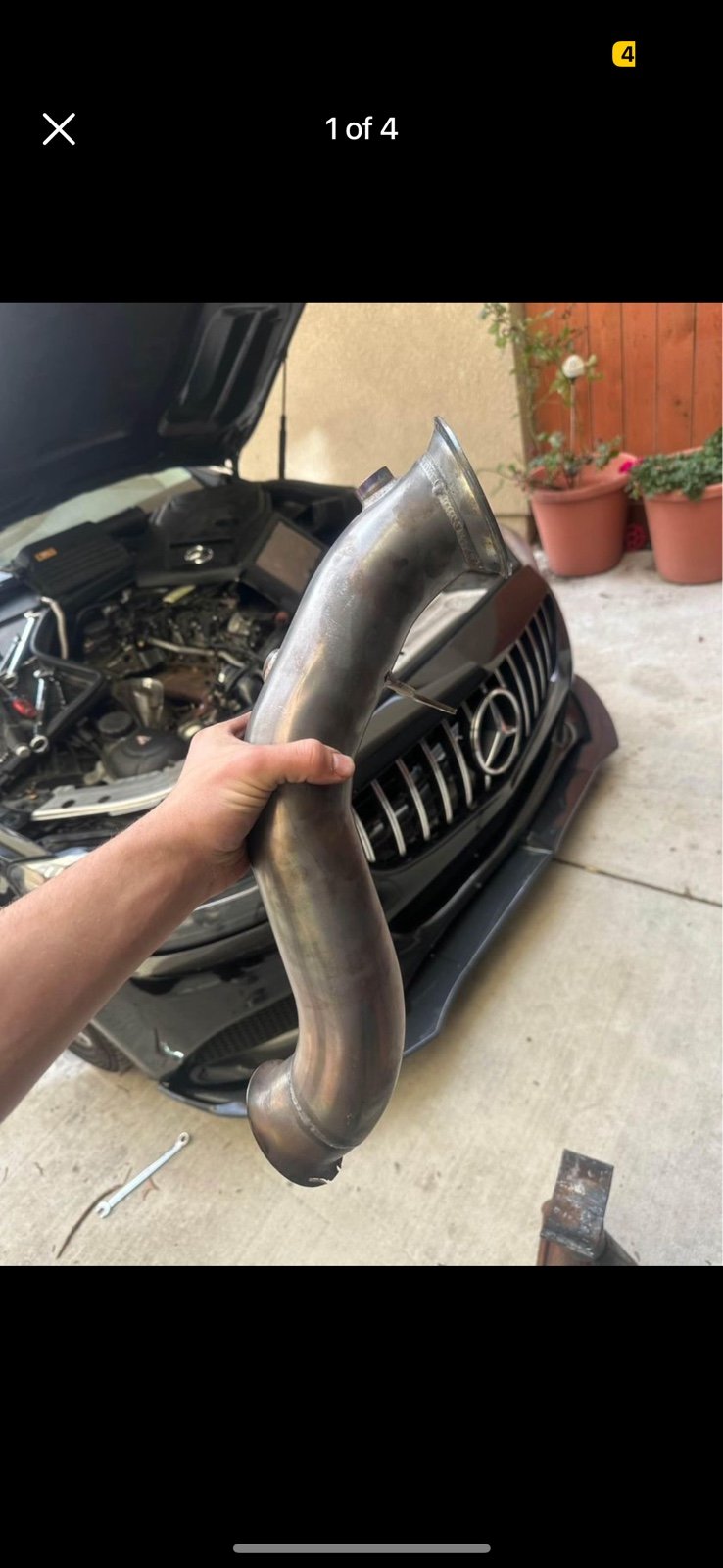 Mercedes Catless Downpipe