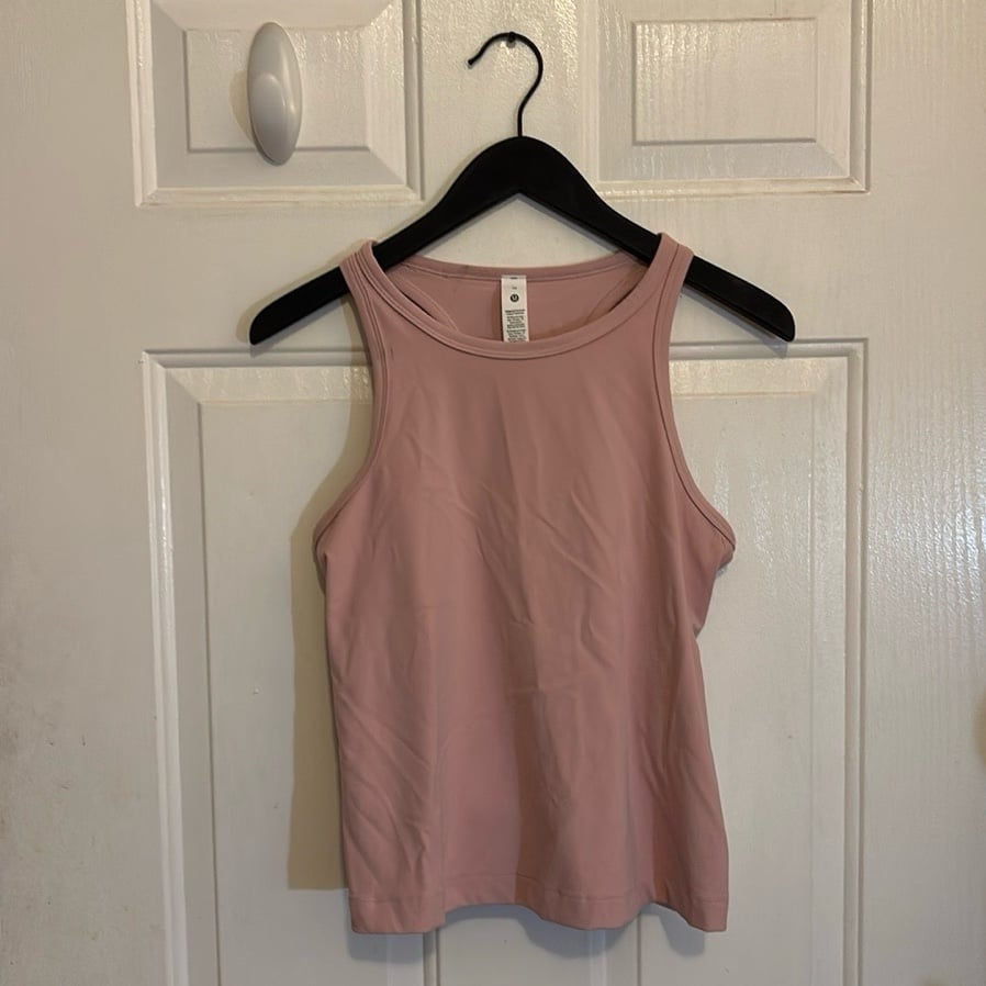 Lululemon Align Waist Length Racerback, Pink Haze, Size 10