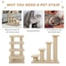 24'' Cat Tree Pet Steps Stairs Dog Ladder