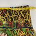 Boho Chic Festive Hippie Multicolor Long Full Skirt Med Animal & Peacock Print