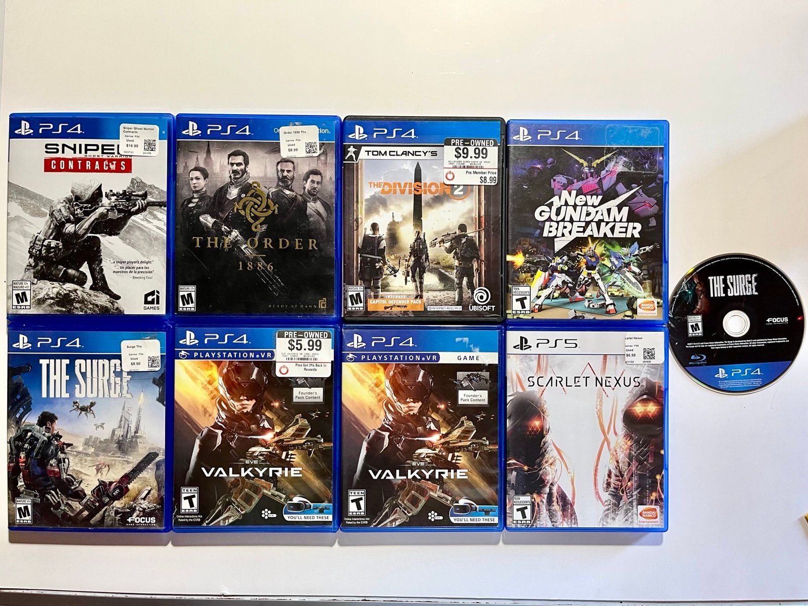 PS4 PlayStation 4 Bundle Video Game Lot