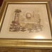 Framed Bathroom scene picture