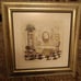 Framed Bathroom scene picture
