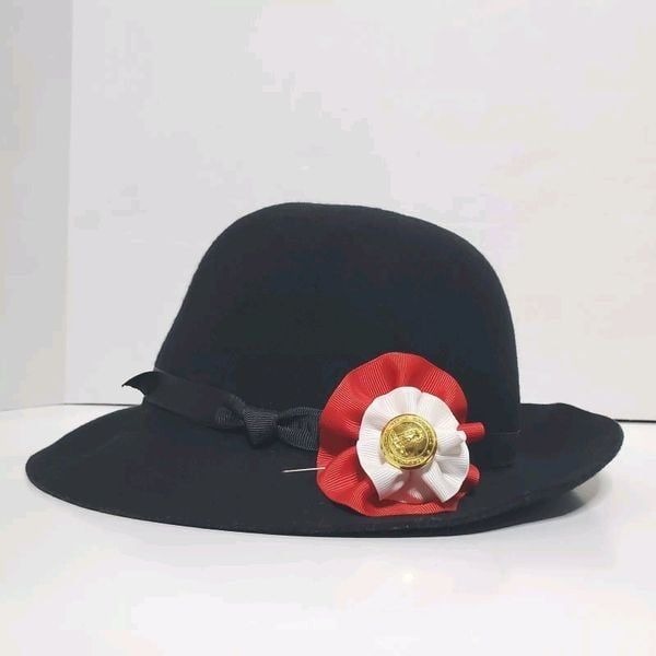BROOKS BROTHERS Vintage Fedora Hat Size Med 100% Wool Made in Italy
