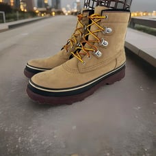 Sorel Men's Caribou Street Workmen's Style Boots US 13 Waterproof Buff Lace-Up