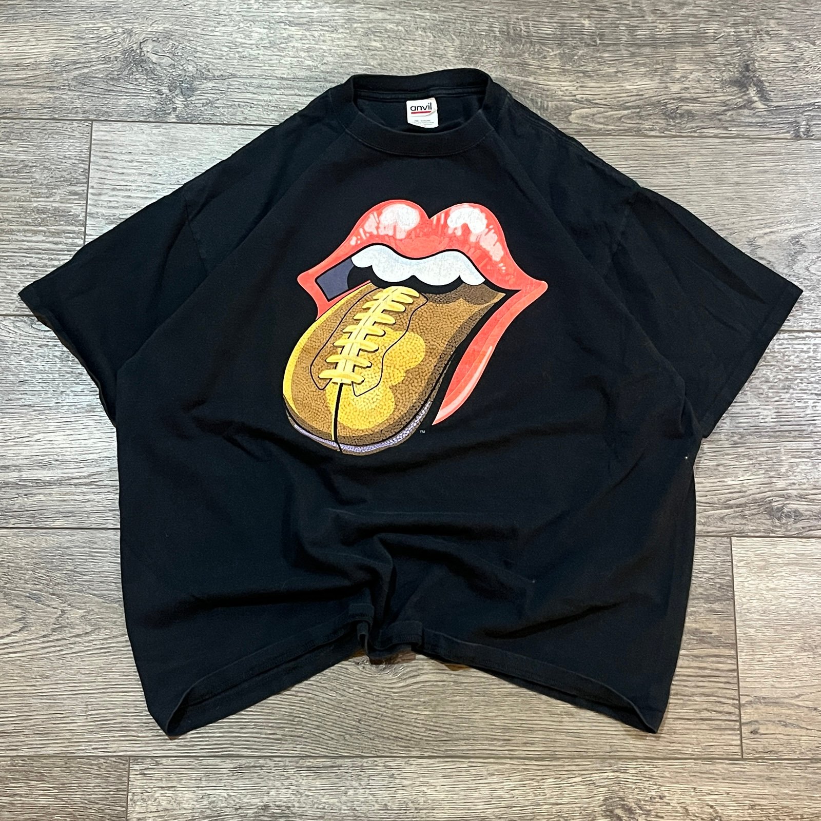 Vintage 2006 Rolling Stones Football T-shirt Men’s Size XXL