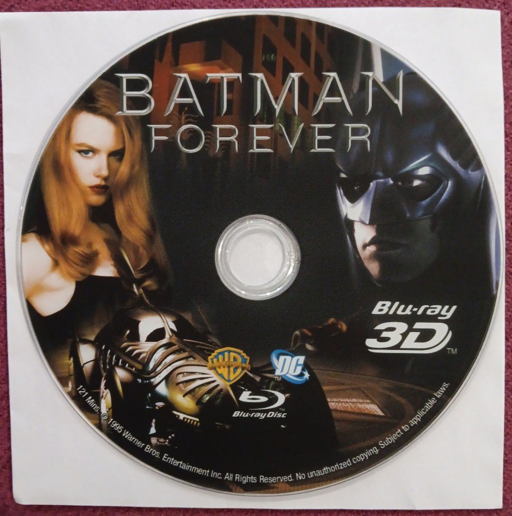 Batman Forever 3D Blu-ray