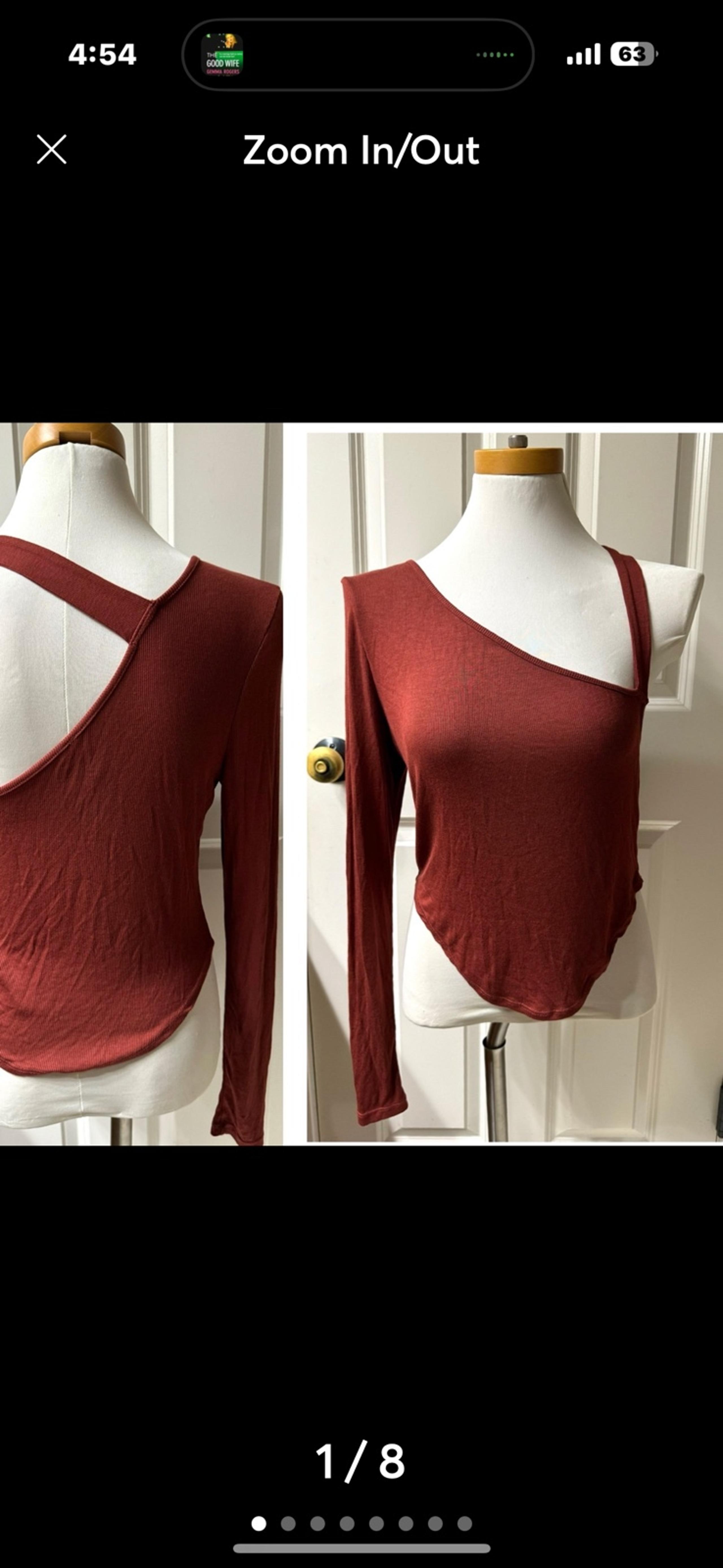 Free People One Shoulder Knit Top