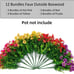 NEW 12 Bundles of Artificial Plants Flowers (Indoor Outdoor Spring Summer Decor