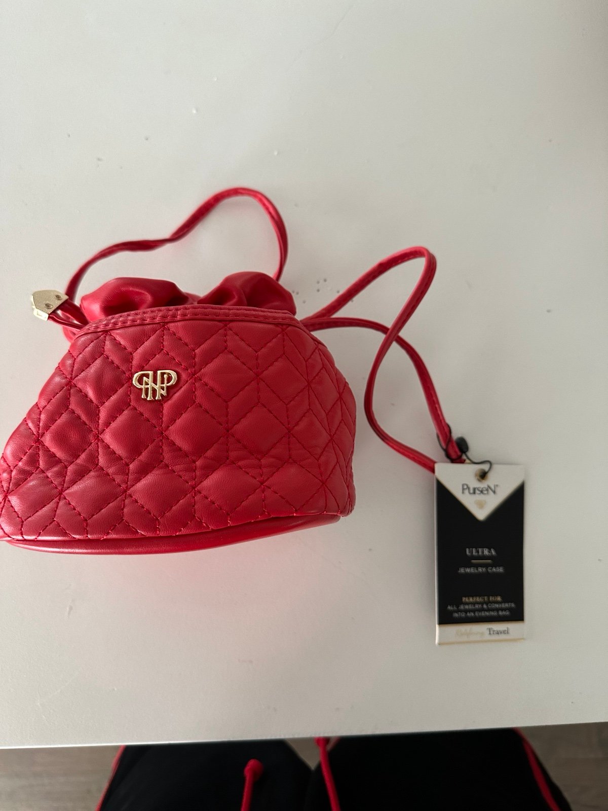 Pursen Red Jewelry Bag