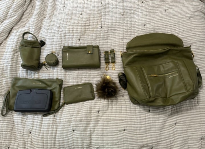 Fawn Design Diaper Bag set! Complete baby set!