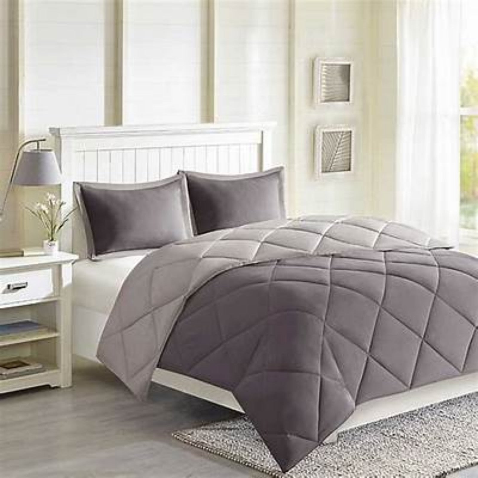 Madison Park Essentials Larkspur 3M Scotchgard 3-Piece Full/Queen Comforter Set