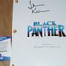 Black Panther Signed Movie Script