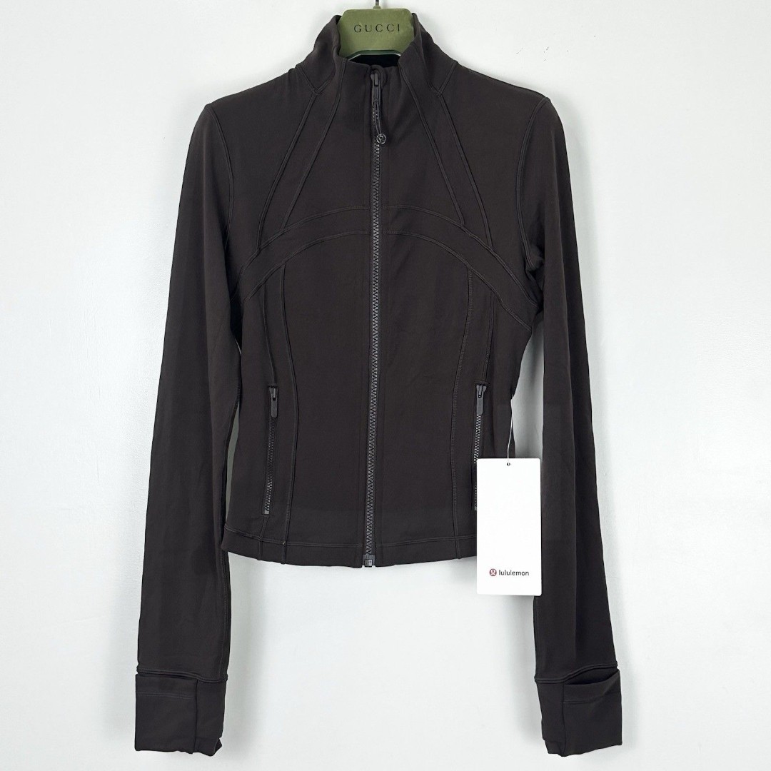 NWT Lululemon Define Cropped Jacket *Nulu Espresso Size 4 Rare Sold Out