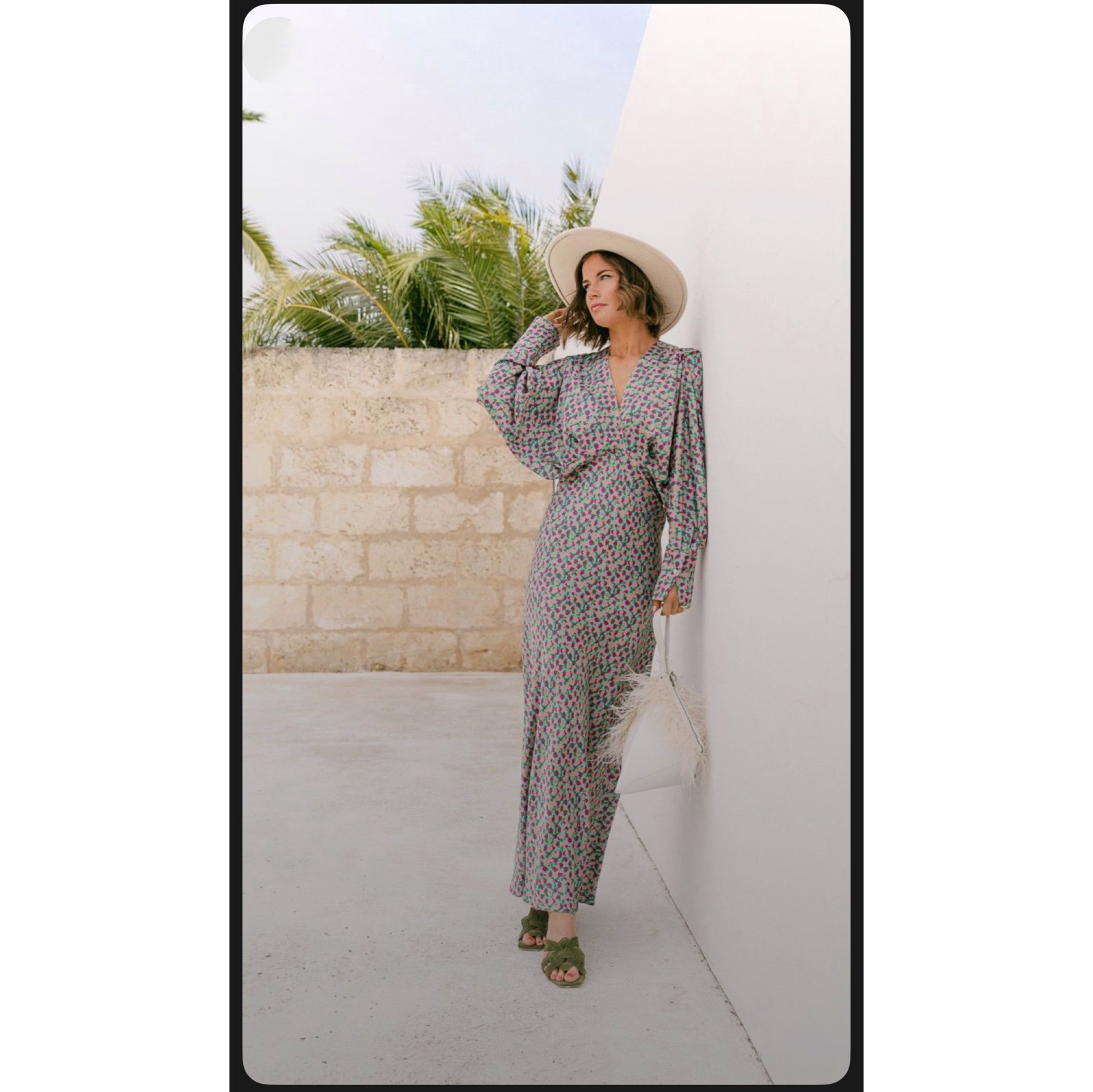 Les Jumelles Antwerp Toby Maxi Dress, Multicolored, sz Small