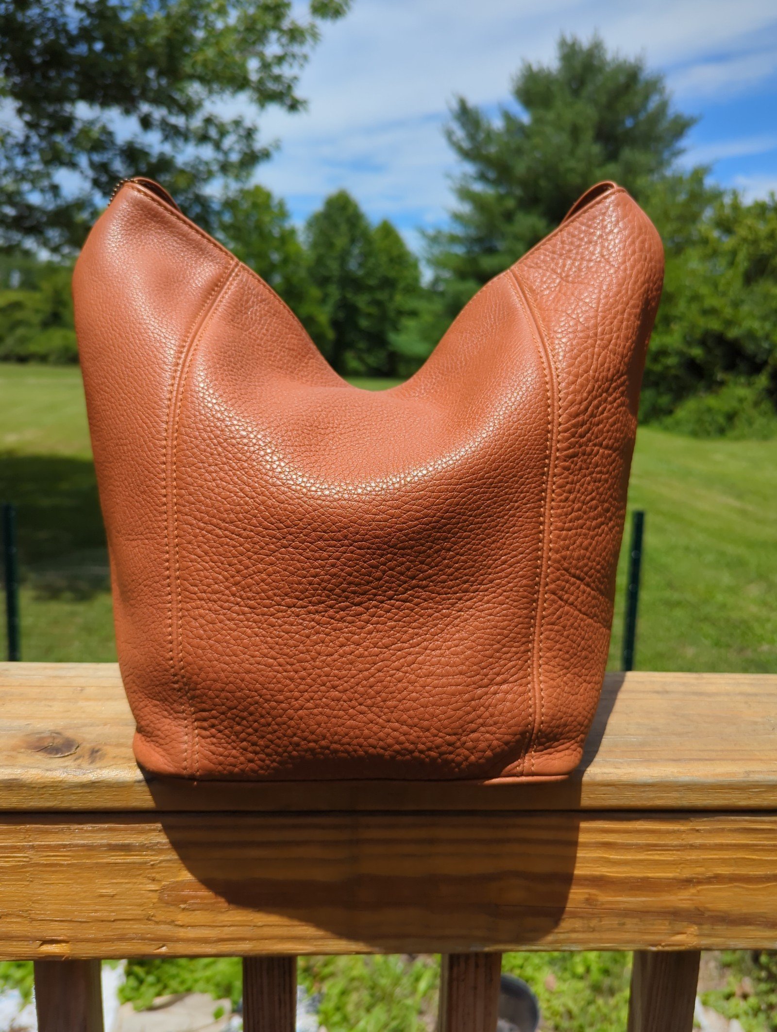 Vintage Coach Sonoma large soft bucket Natural grain, 4927