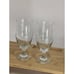 Crystal Stem Beer Pilsner Glasses Set Of 2 Juice Iced Tea Stemmed Glass Thick