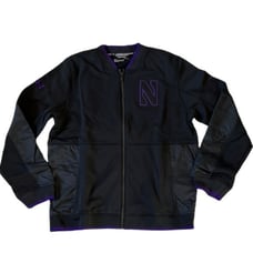 Under Armor Jacket Full zip Northwestern University Wildcats Fleece size Large