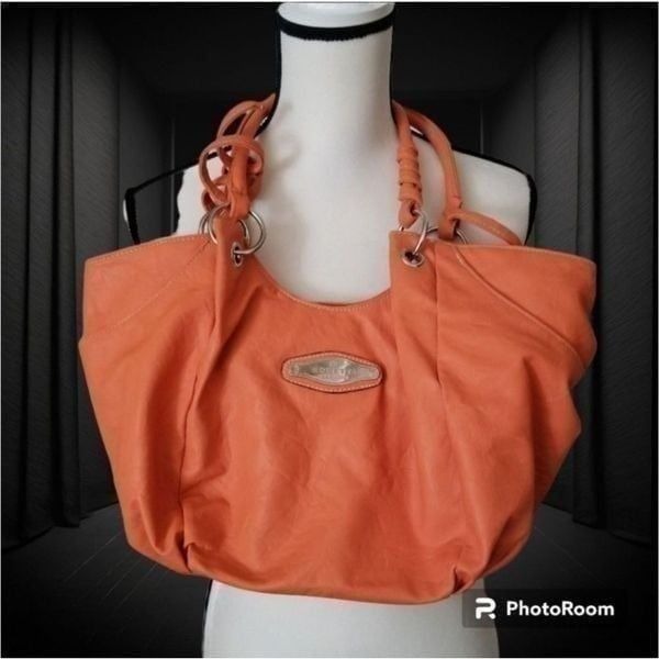 Rosetti Orange leather handbag