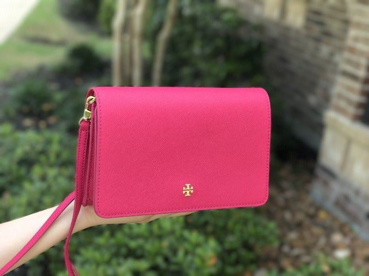 Tory Burch York Combo Cross-Body bag Red
