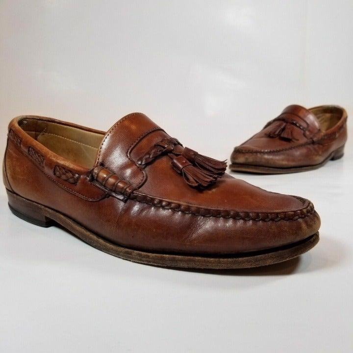 Allen Edmonds Men’s Loafers Size 10.5 D Leather Tassel Shoes 42405 / 55764
