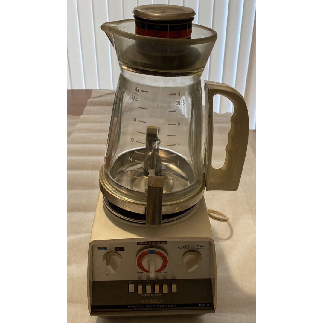 Vintage RONSON Cook 'n' Stir BLENDER 10 Speed Working