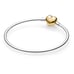 60%OFF Pandora Shine Heart Clasp - Sterling Silver Bangle 567163 17(6.7 inches)