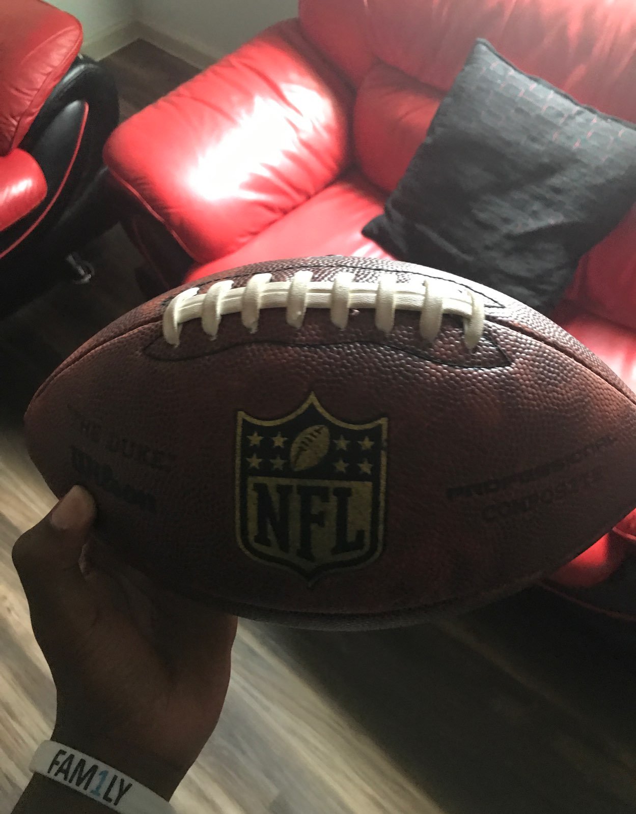 2012 nfl combine *used warmup ball