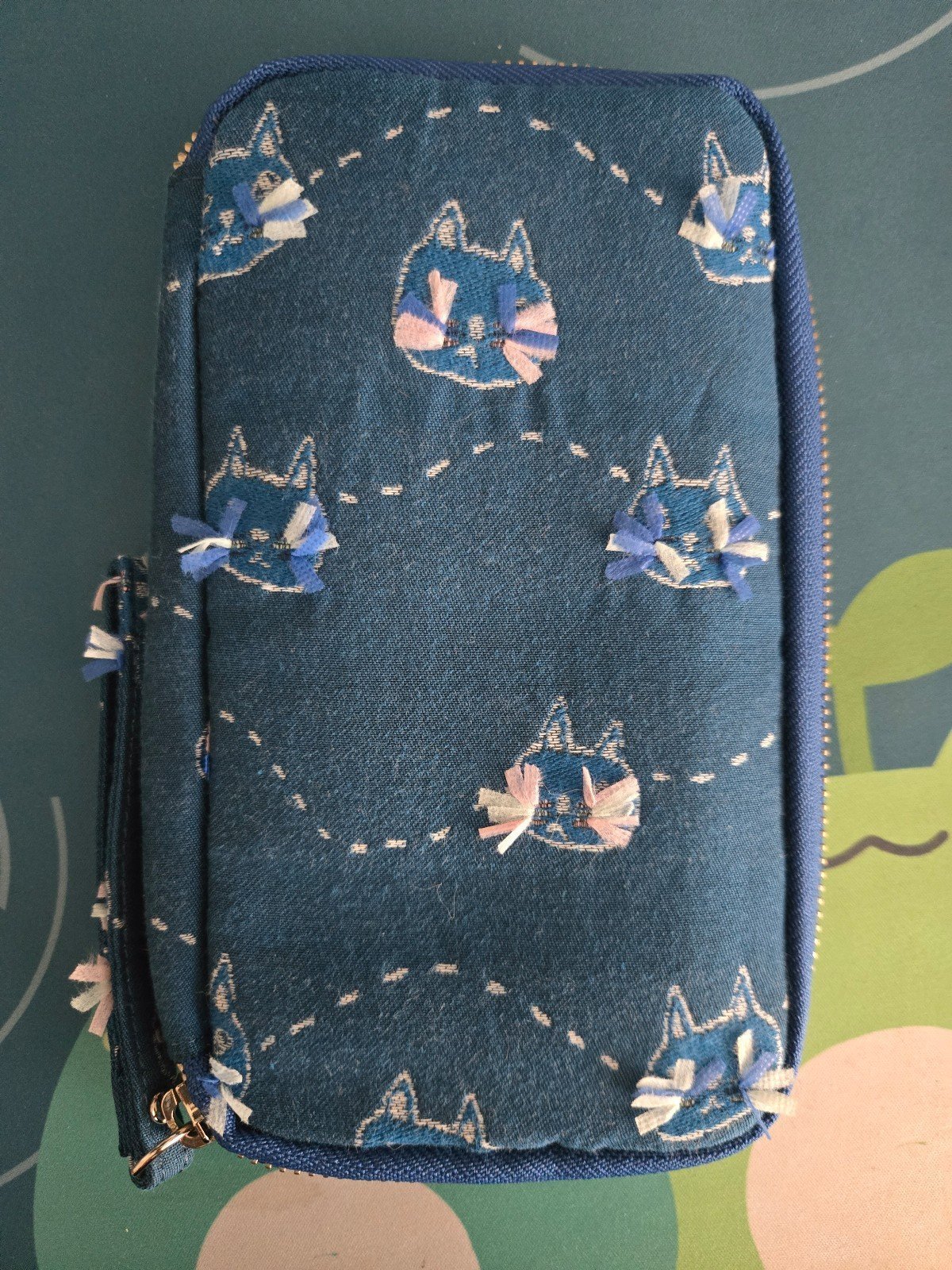 Hobonichi Pencil Case/Small Drawer Pouch - Whisker Cat